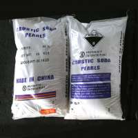 25kg PP woven bag Industrial Grade caustic soda pellets, naoh pearls